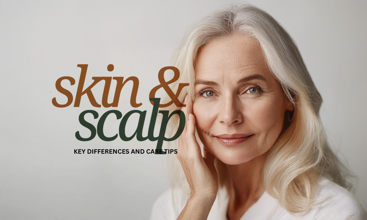 Skin vs. Scalp Aging: Key Differences and Care Tips Banner