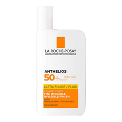 Anthelios Ultra Fluid Face Lotion SPF 50+ on white background