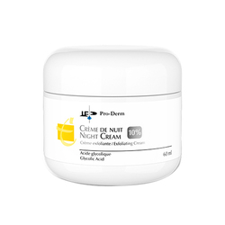 AHA 10% Night Cream on white background