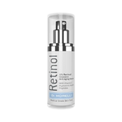 Retinol Serum 1% on white background